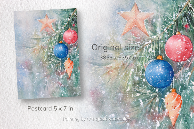 watercolor-background-of-merry-christmas