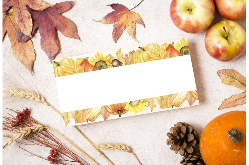 watercolor-pumpking-frames-clipart-set-hand-drawn-thanksgiving-wreath