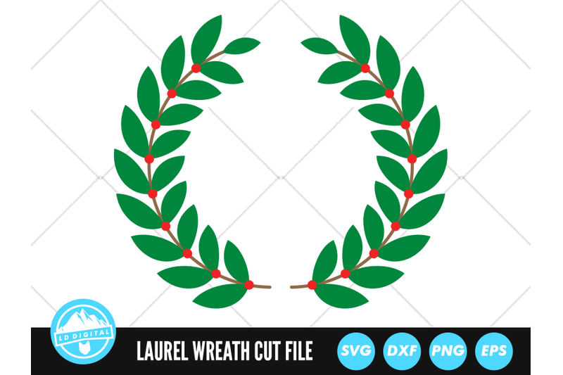 christmas-laurel-svg-laurel-wreath-cut-file