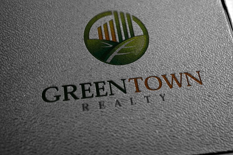 green-town-realty-logo-template