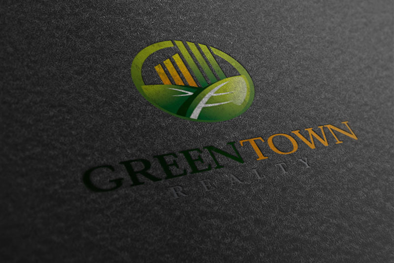 green-town-realty-logo-template