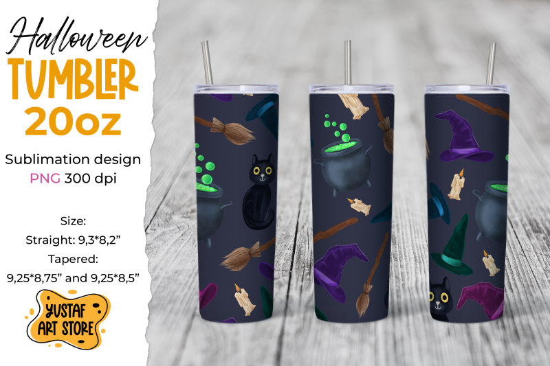 halloween-tumbler-bundle-10-sublimation-watercolor-design