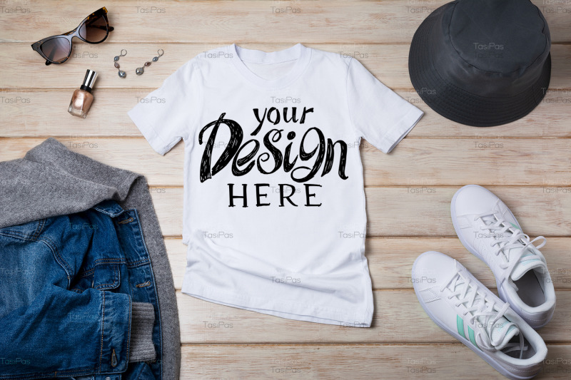 womens-t-shirt-mockup-with-jeans-hooded-jacket