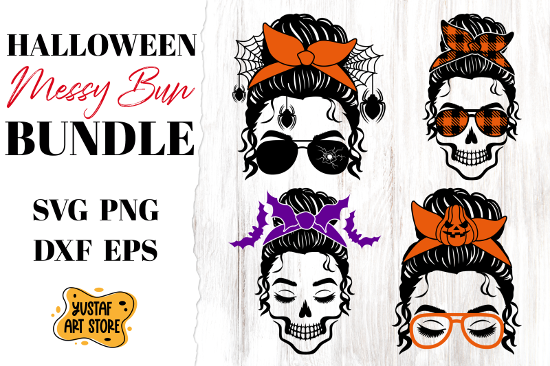 halloween-messy-bun-mini-svg-bundle