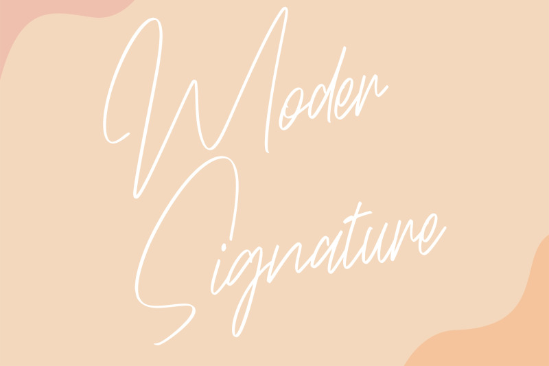 etiquette-modern-signature-font