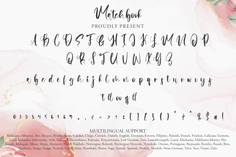 matchbook-girly-script-font