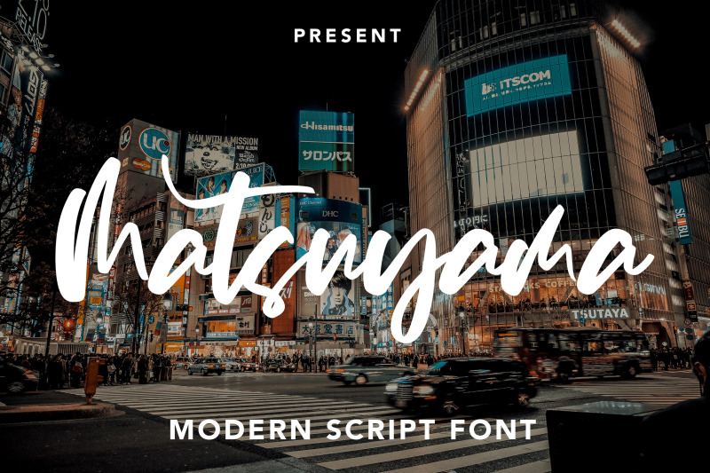 matsuyama-modern-script-font