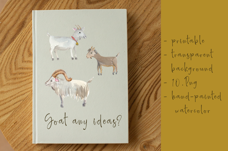 three-billy-goats-gruff-watercolor-clip-art-set