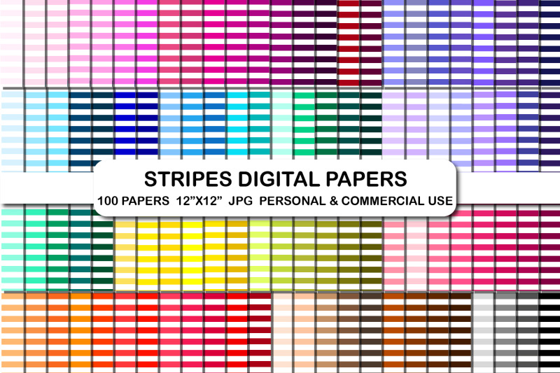 100-horizontal-stripes-digital-paper-striped-pattern-papers