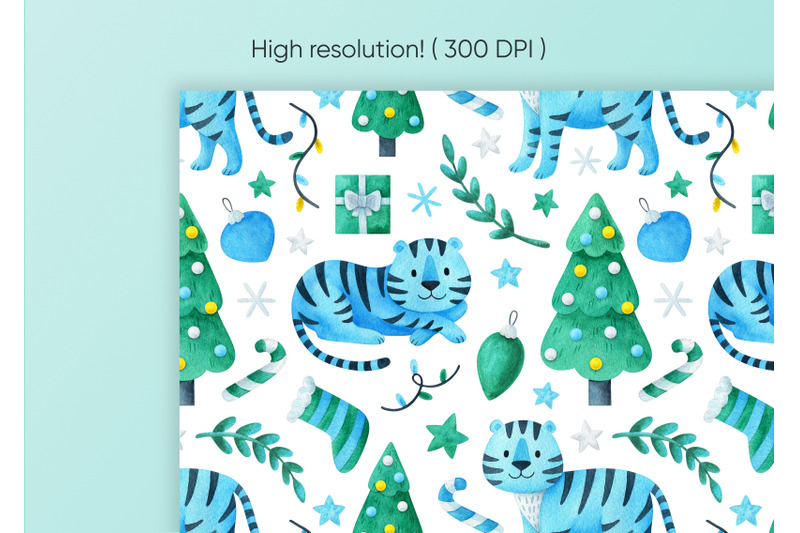 christmas-seamless-pattern-with-blue-tiger-new-year-2022