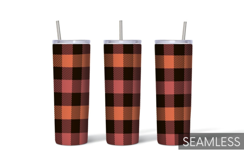 buffalo-plaid-tumbler-sublimation