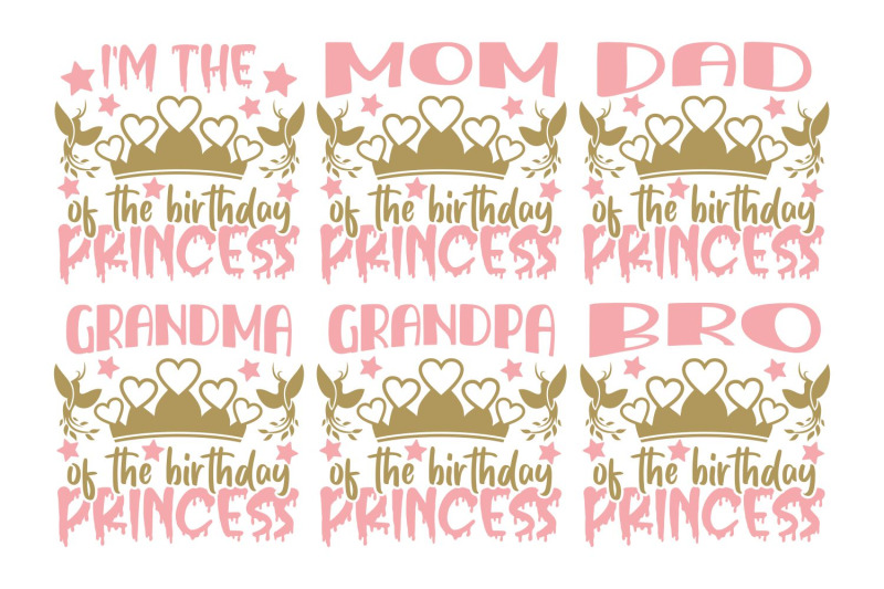 birthday-princess-svg-bundle-birthday-party-shirt