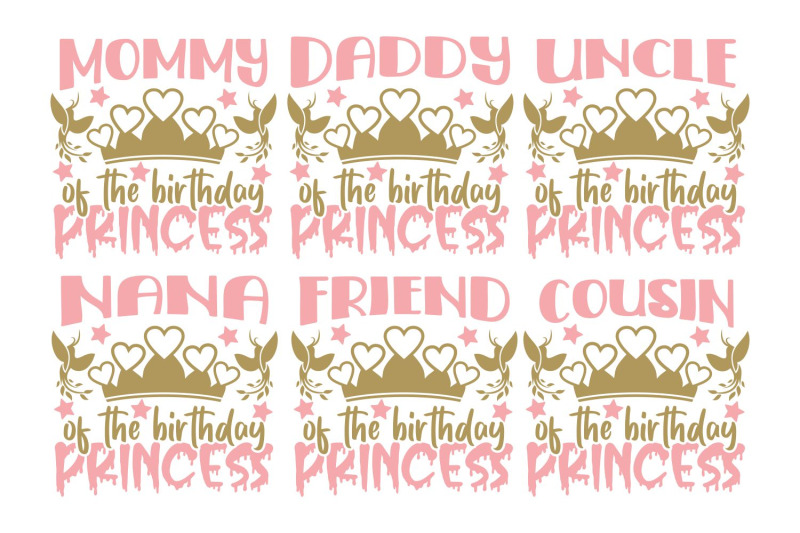 birthday-princess-svg-bundle-birthday-party-shirt