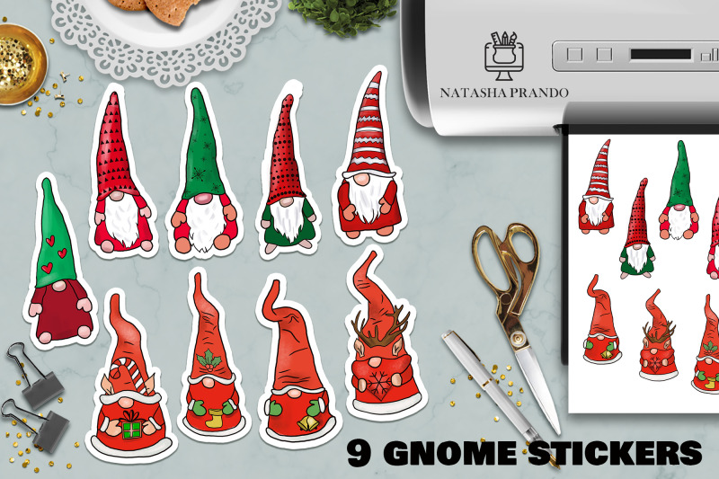 christmas-gnome-stickers-bundle
