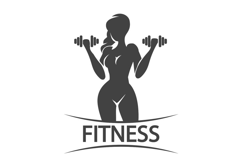fitness-emblem-or-logo-with-silhouette-of-training-woman