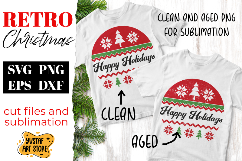 retro-christmas-sweater-svg-design-quot-happy-holidays-quot-quote