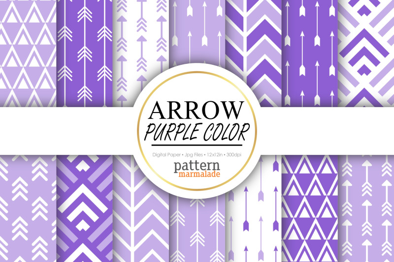 arrow-purple-color-digital-paper-arrow-pattern-s0805