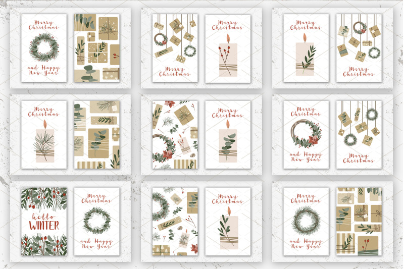 18-christmas-cards-and-bonus-merry-xmas-and-happy-new-year