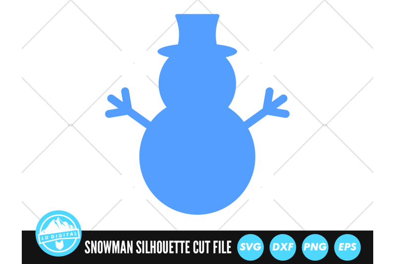 christmas-snowman-silhouette-svg-snowman-cut-file