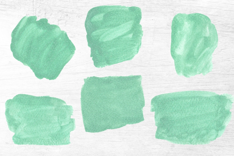 mint-green-watercolor-splotches