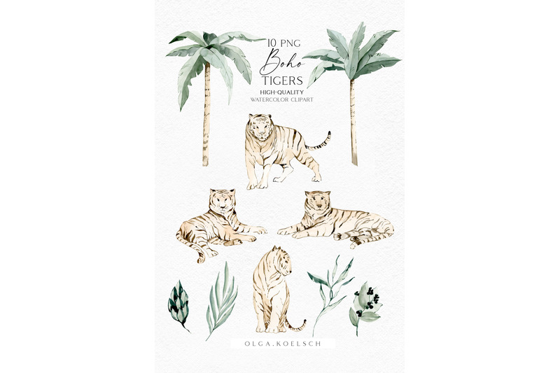 watercolor-boho-tropical-clipart-tigers-clipart-wild-animals-tiger-png-and-palm-clipart-for-wedding-invitations-baby-shower-poster