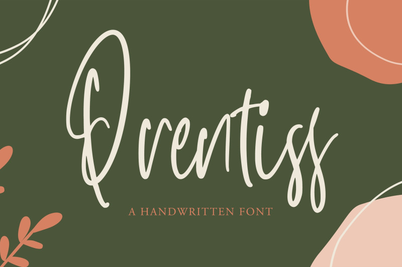 prentiss-handwritten-font