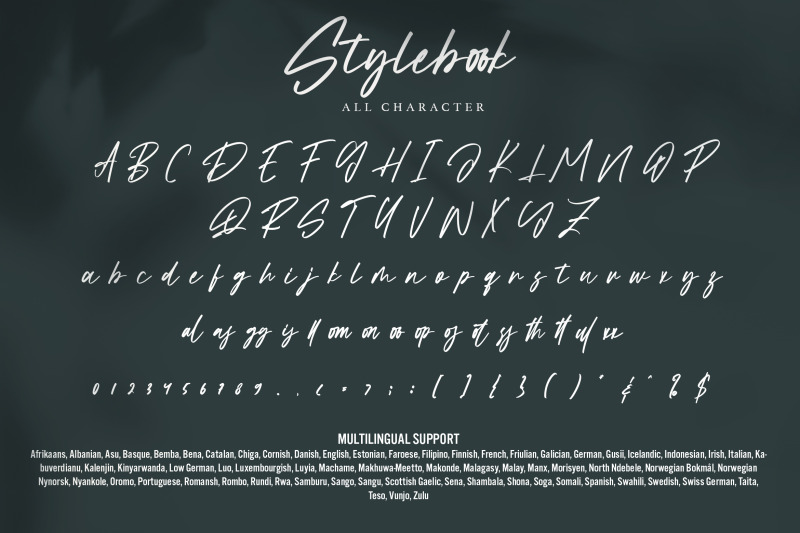 stylebook-modern-signature-font