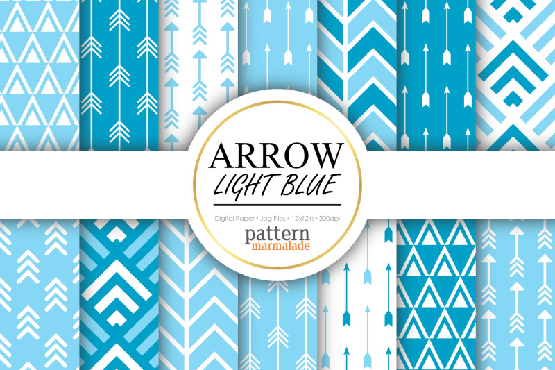 arrow-light-blue-nbsp-digital-paper-s0702