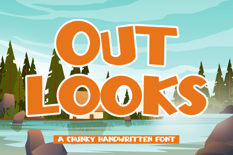 outlooks-chunky-handwritten-font
