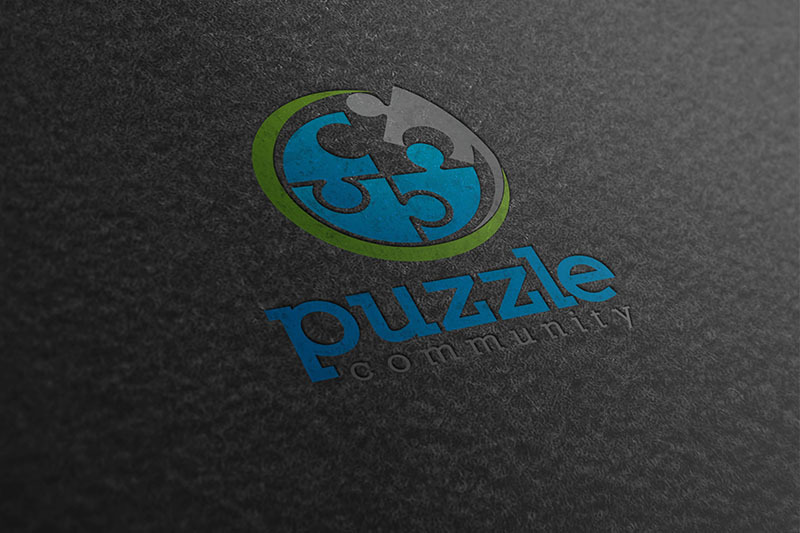 puzzle-logo-template