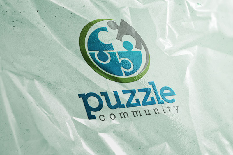 puzzle-logo-template