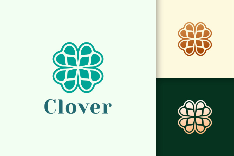 clover-leaf-logo-in-abstract-shape