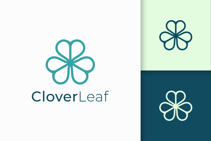 clover-logo-in-line-and-love-shape