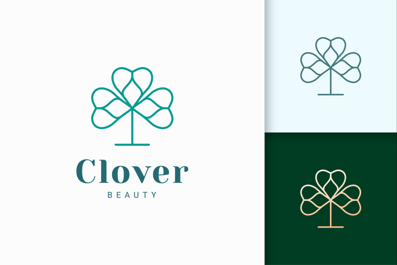 clover-logo-in-line-and-love-shape