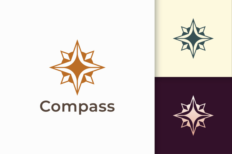 compass-logo-in-modern-and-luxury-style