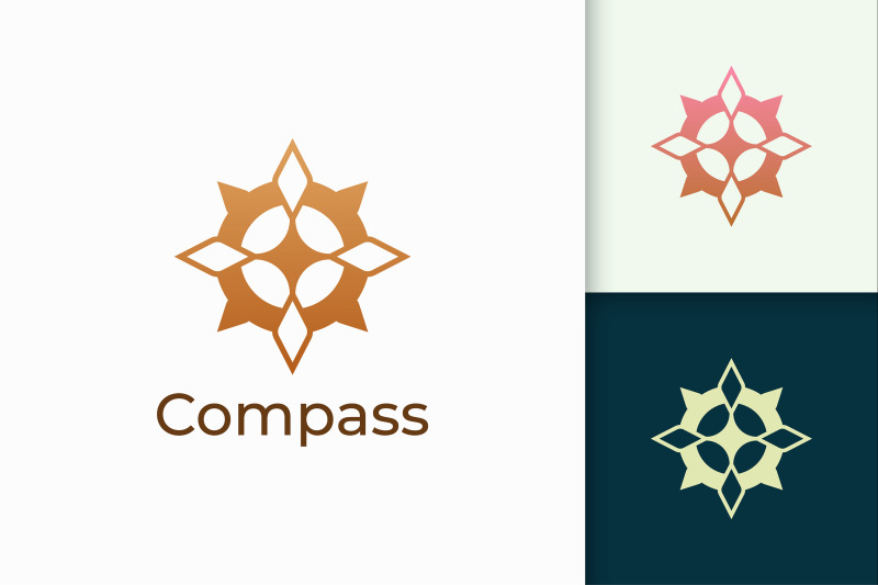 compass-logo-in-modern-and-luxury-style