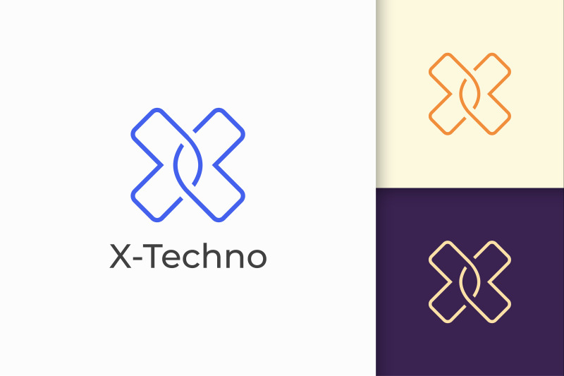 modern-letter-x-logo-for-tech-company