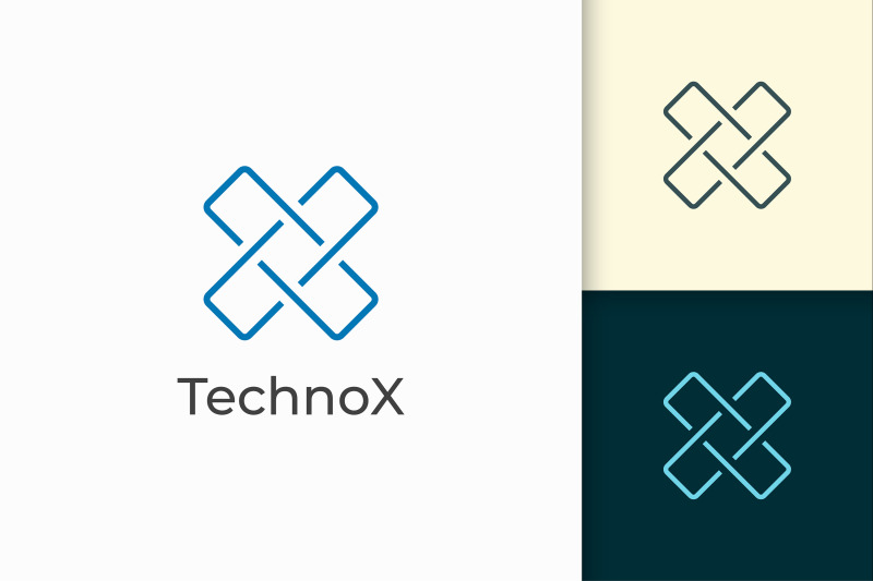 modern-letter-x-logo-for-tech-company