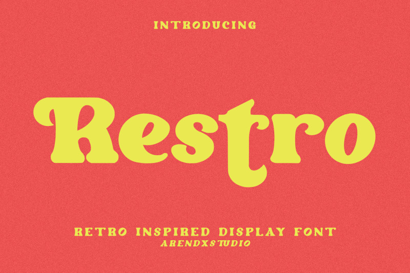 restro-retro-inspired-display-font