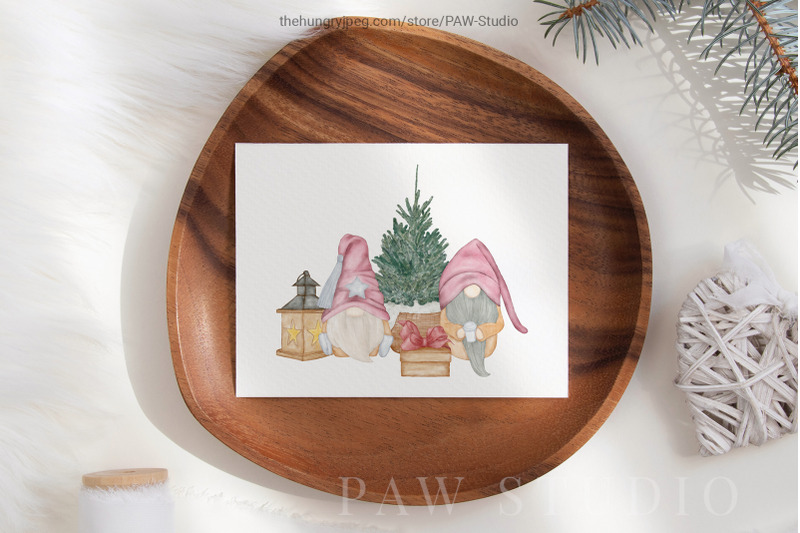 christmas-gnomes-watercolour-clipart-winter-holidays-xmas-tree-clipart
