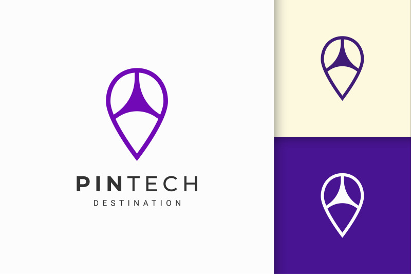 pin-or-point-logo-in-simple-line-and-modern-shape-for-tech-company