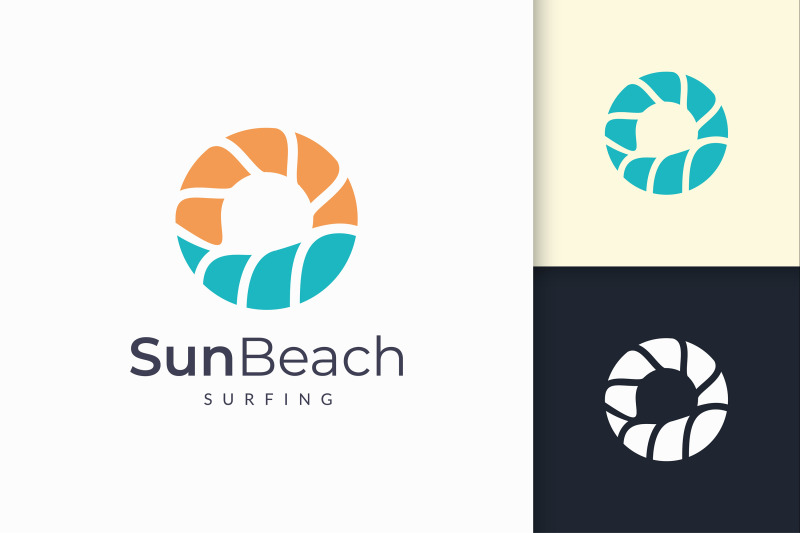 ocean-or-sea-logo-in-abstract-water-wave-and-sun-represent-adventure