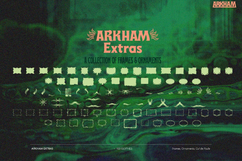 arkham-display-family-extras