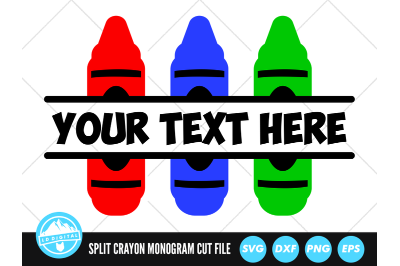 colorful-crayon-split-name-frame-svg-crayon-cut-file