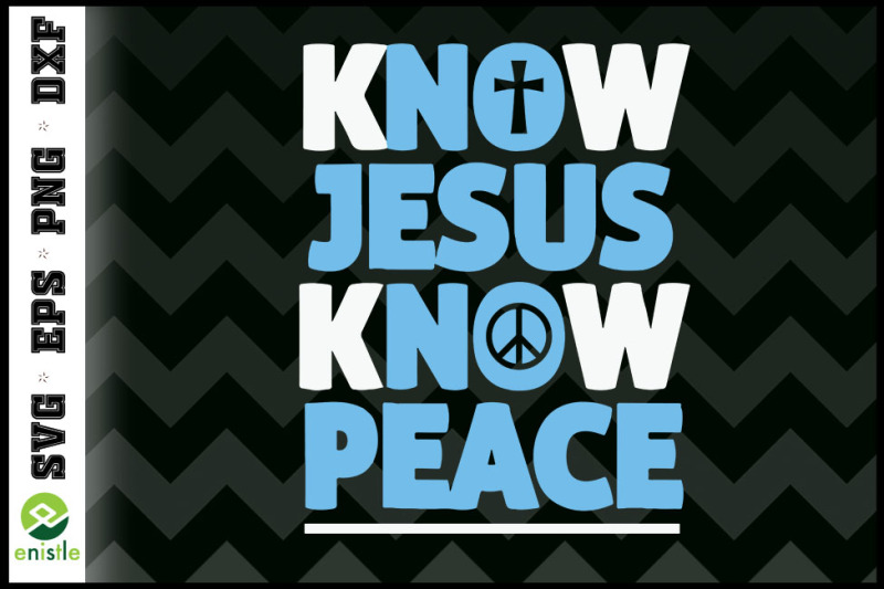 know-jesus-know-peace-jesus-cross