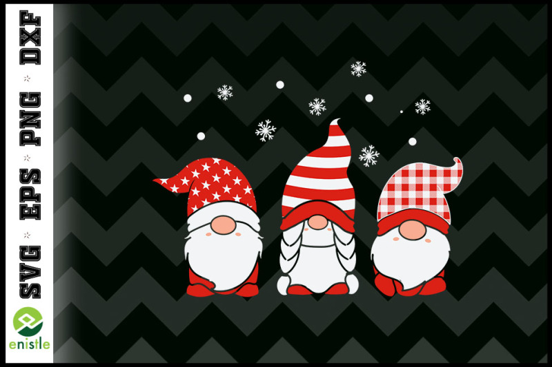 christmas-object-gnomes-with-santa-hat