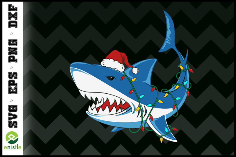 christmas-shark-santa-hat-xmas-light