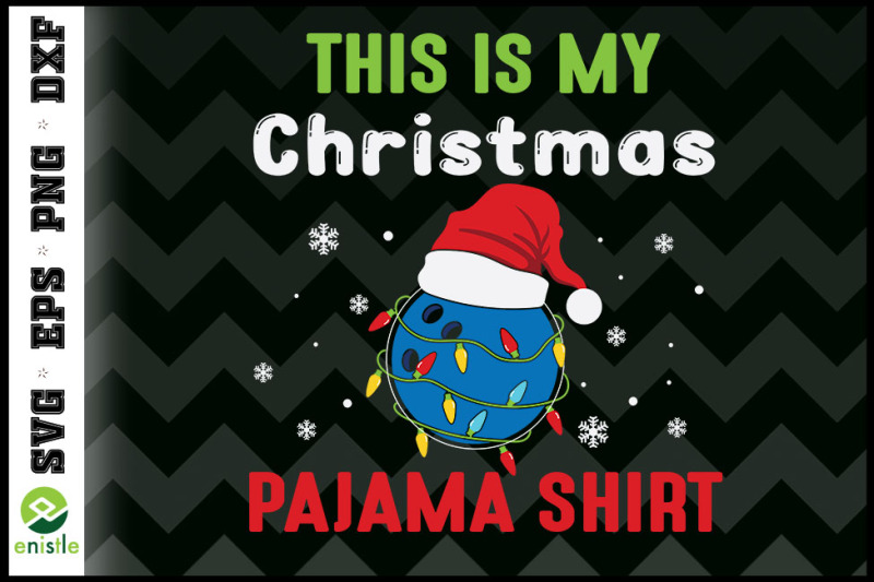 bowling-christrmas-pajama-santa-hat