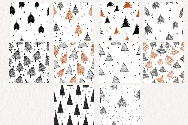 christmas-trees-minimal-patterns