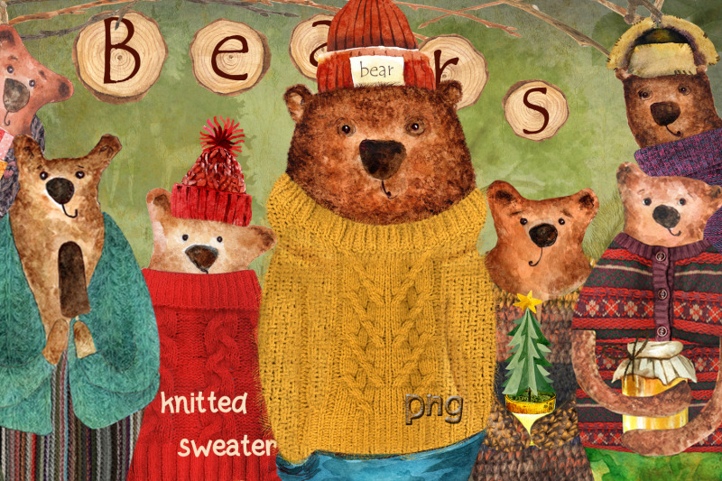 cute-bears-watercolor-illustration